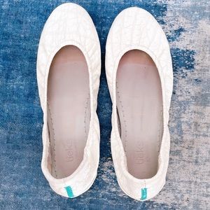 Tieks Ballet Flats in Diamond White Croc